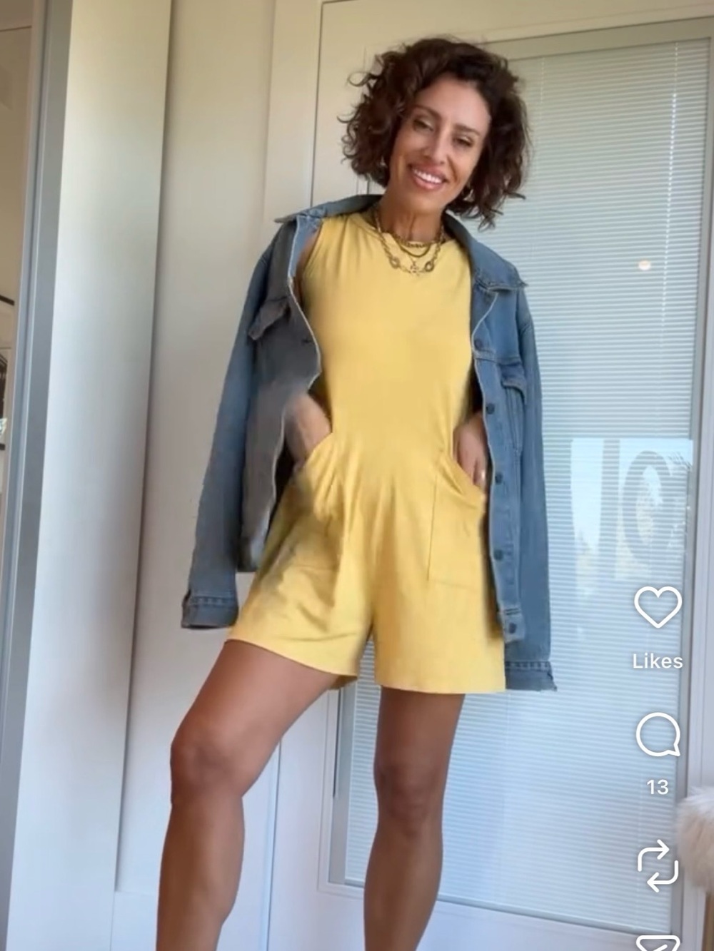 Smash + Tess Amelia Shorty Romper Golden Yellow